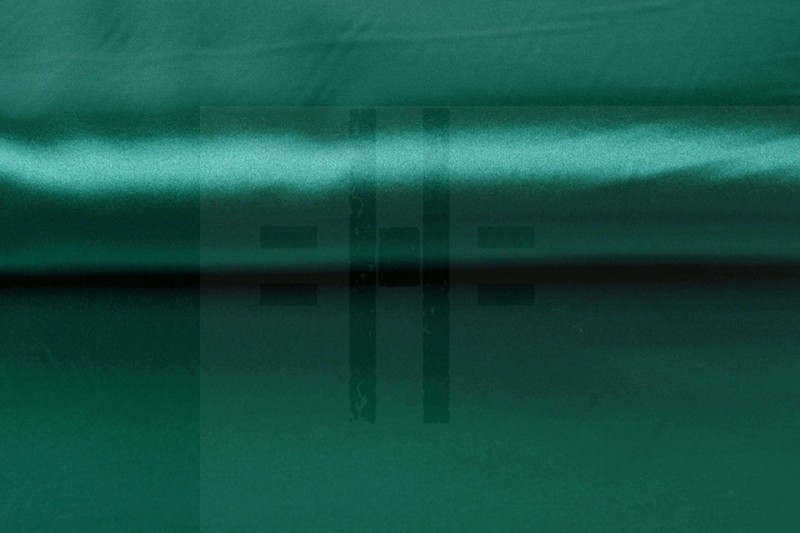  Dekor szatén anyag - Zöld